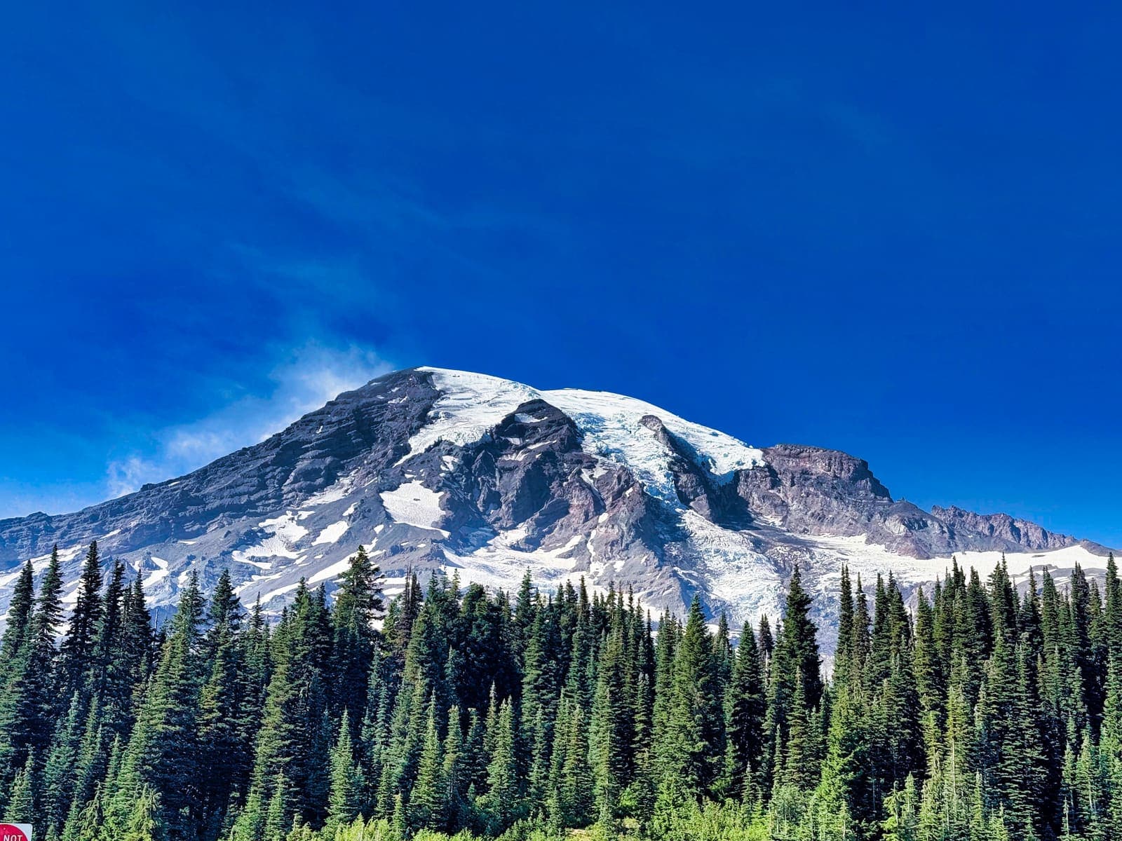 Mount Rainier bedrock