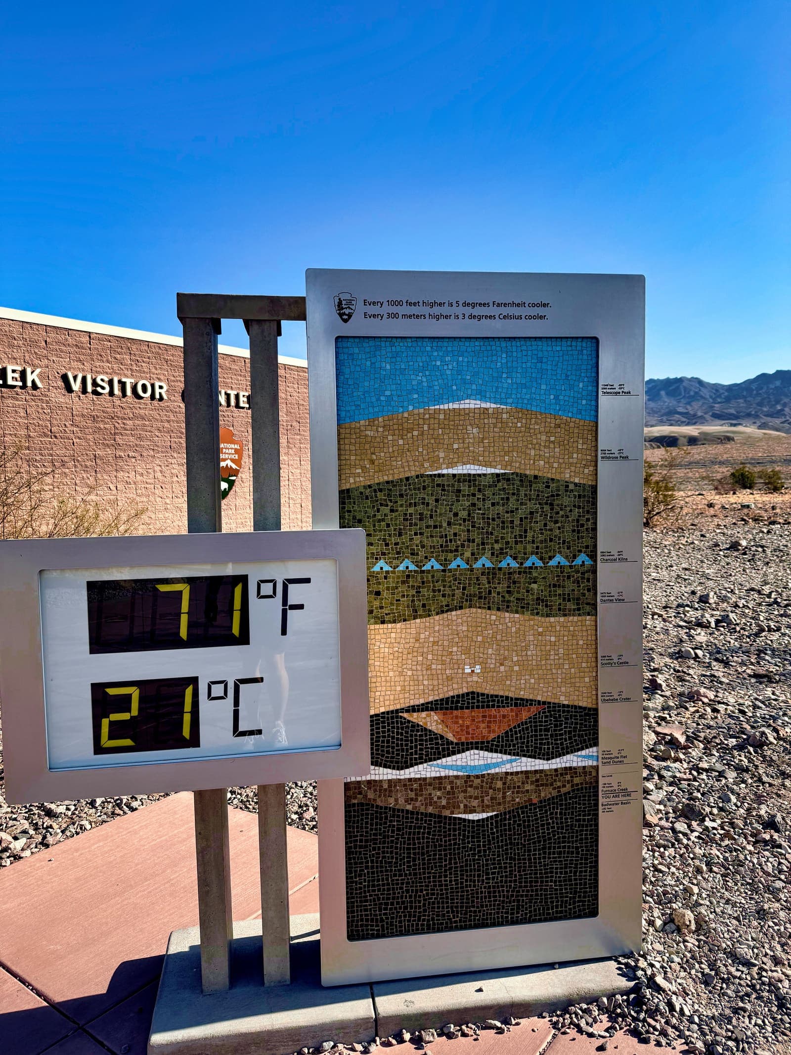 Death Valley conditions